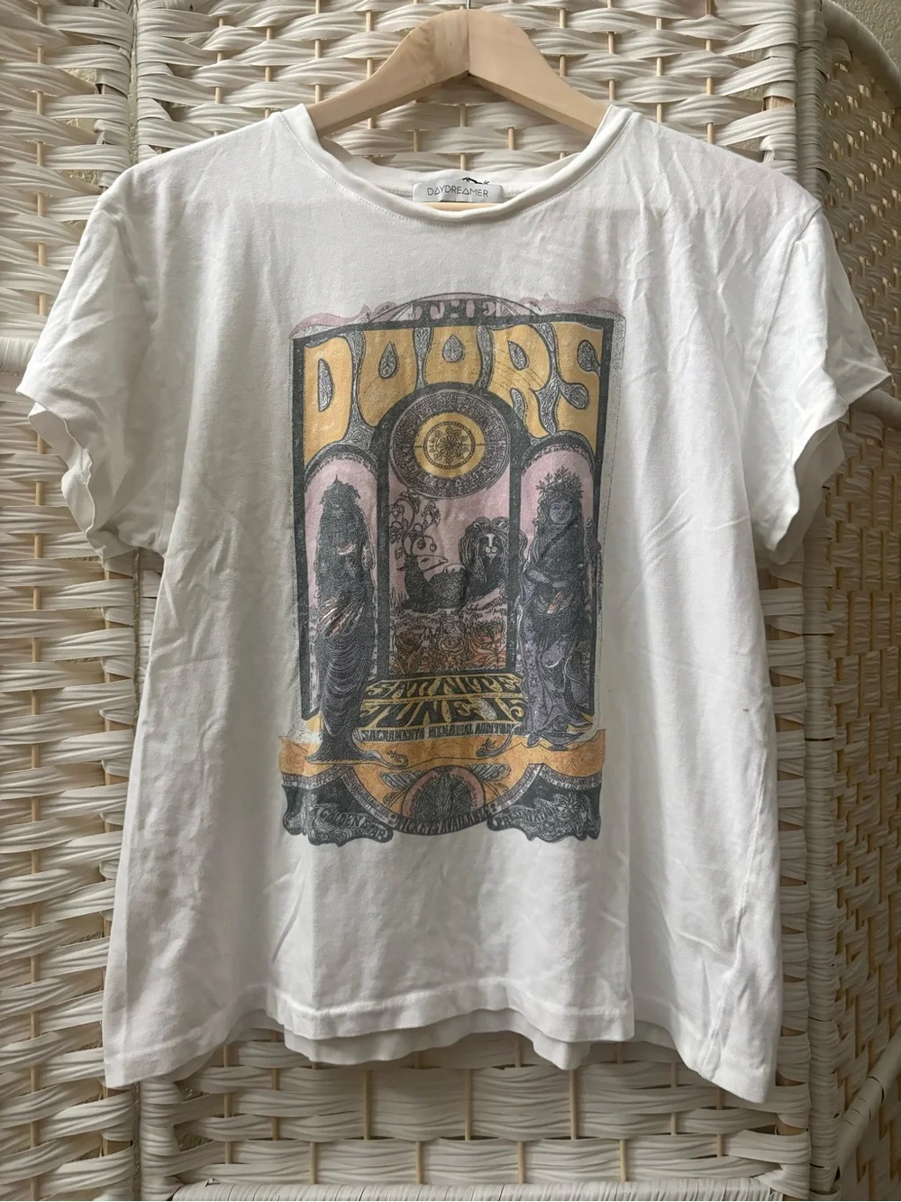 Daydreamer The Doors Vintage Wash Tee - Sz L - Picture 2 of 7